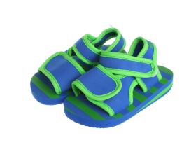 Playshoes detská obuv, plážové sandálky 171784 modro-zel.
