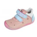 Detská celoročná kožená obuv DDstep C - DPG020-018-43 pink