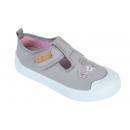 DDSTEP Plátená obuv - - DTG120-CSG-137A light grey detská obuv