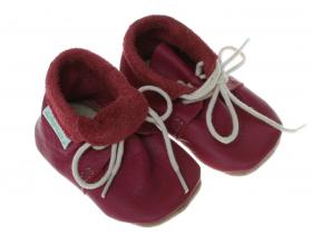 Detská obuv TUPTUSIE T6 - šnúrky červené s límčekom