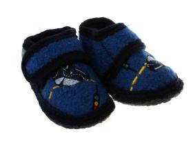 Detská obuv STERNTALER papučky 5401503 modrá auto