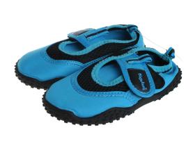 Playshoes detská obuv, topánky do vody 174796 NEON modrá