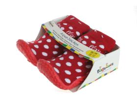 Playshoes detská obuv (aj do vody) Aqua-Socken 174803 červené bodky