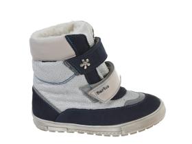 Detská obuv Bartus Z - 316/N granat nubuk/kor sreb./grey