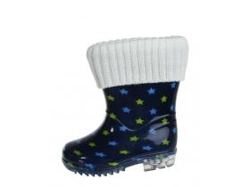 Detská obuv PL0041-04 zateplená - modrá