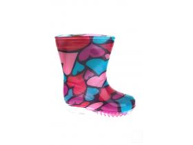 Gumáky, detská obuv PL38 ružové-modré
