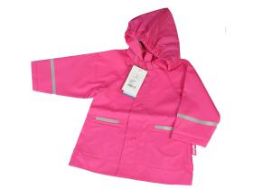 (6-9m) Playshoes pršiplášť ružový 408638 č.74 - (v40/š30/r20)