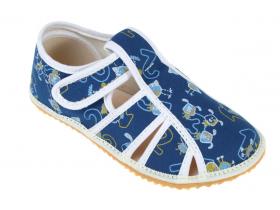 Barefoot papučky JONAP - papučka HOME modrá "2"