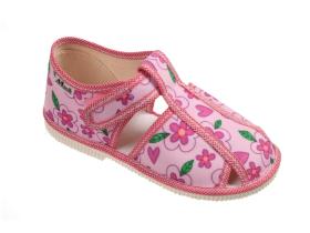 Papučky MANIK - EU-LZŠ-2S-F327 - D - kvety