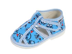 Papučky MANIK - EU-LZŠ-2S-F928-CH- smajlík