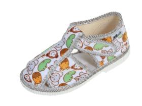 Papučky MANIK - EU-LZŠ-2S-F916-CH-zvieratká AFRIKA