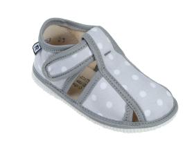 Papučky RAK(2023) 100015-3E/GB - ZŠ - šedá bodka