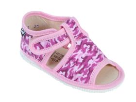 Papučky RAK(2023) 100014-3E/MR - OŠ - maskáč ružový