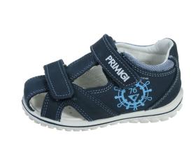 PRIMIGI - 3860522 nabuk morbido azzurro
letné sandálky
