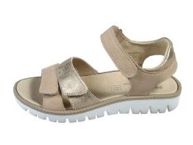 Sandálky PRIMIGI 7891111 nabuk/s.lam.nuv beige