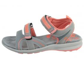 Letná sandála - detská obuv  LICO L - 400068 Samar V grau/lachs