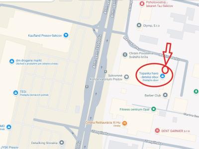 Predajňa Košice /Prešov