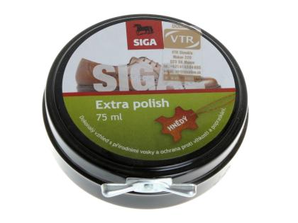 SIGAL Extra polish VTR - plech.dóza 75ml hnedý cena za 1L / 50,66 eur