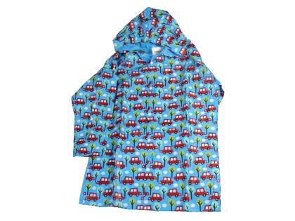 (6r.) Pršiplášť NELUN - Autíčka / č.116- 6r. - (v60/š45/r32)