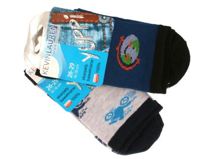 Ponožky Yorker klasické - 2 páry (č.26-28)