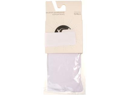 Pančuchy YO- RAB-0002U (80%bavlna) - 92/98 biele