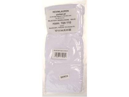 Pančuchy KevinLauren- RA-03 (80%bavlna) - 104/110 biele