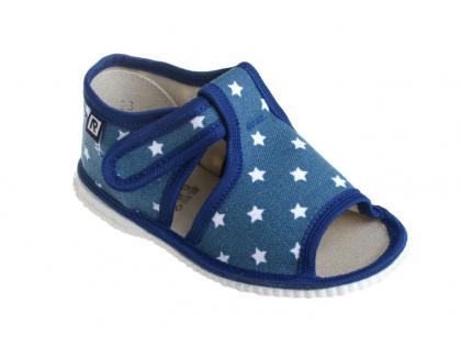 RAK papučky P 100014-3/ST - LOŠ - modrá hviezdy