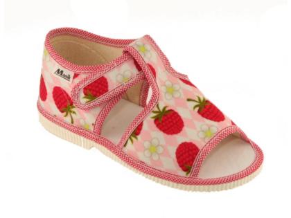 Papučky MANIK - EU-LOŠ-1S-F338 - D - maliny