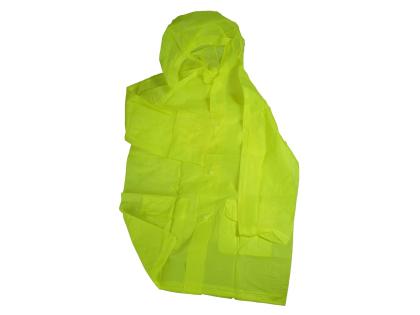 (10r.) Pršiplášť nelun - PL0065-20 - 10r. neon. zelenkavo- žltá (v70/š47/r32)
