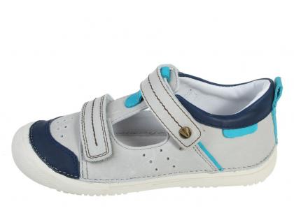 D.D.Step - DJB221-063-662 light grey
letná detská barefoot obuv